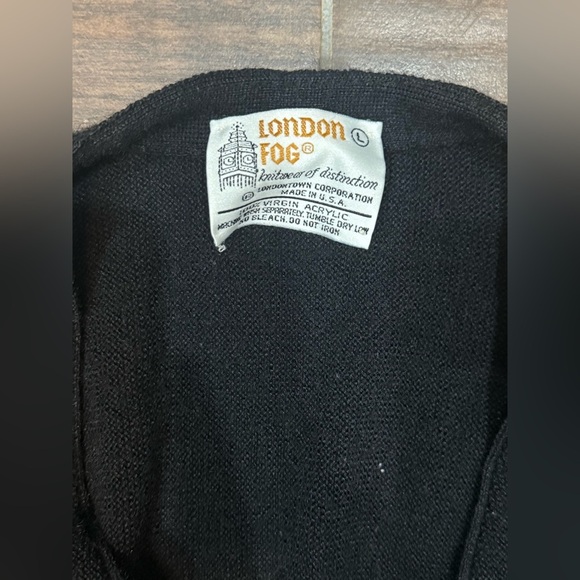 London Fog Black Sweater - Picture 6 of 6